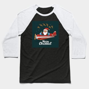 Santa is flying Baseball T-Shirt